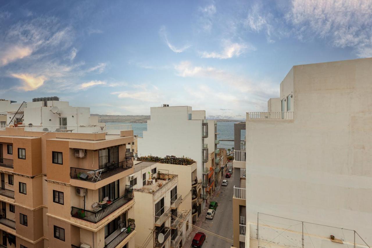 Apartament Perfect Seaview Penthouse San Pawl il-Baħar Zewnętrze zdjęcie